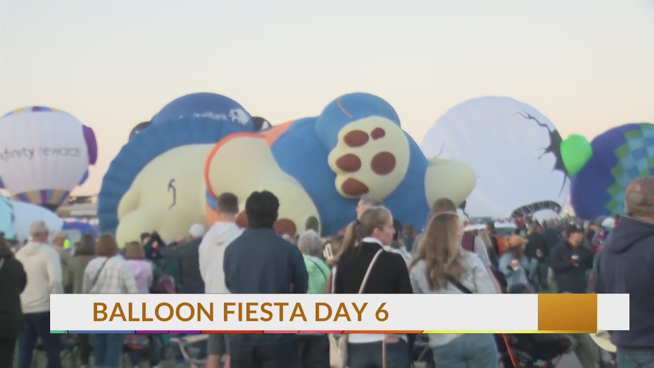 Winds keep special shapes static on Day 6 of Balloon Fiesta