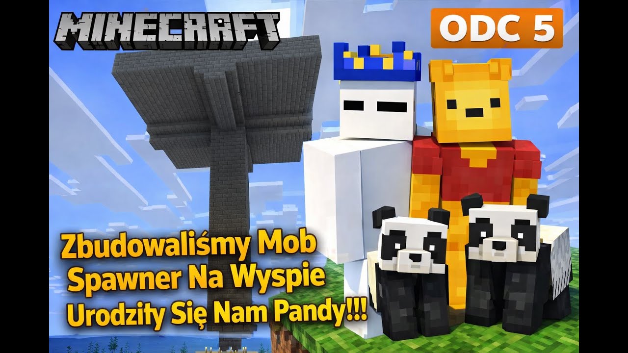 Zbudowaliśmy Mob Spawner!!! | Urodziły Nam Się Pandy! | ONE BLOCK | ODC 5