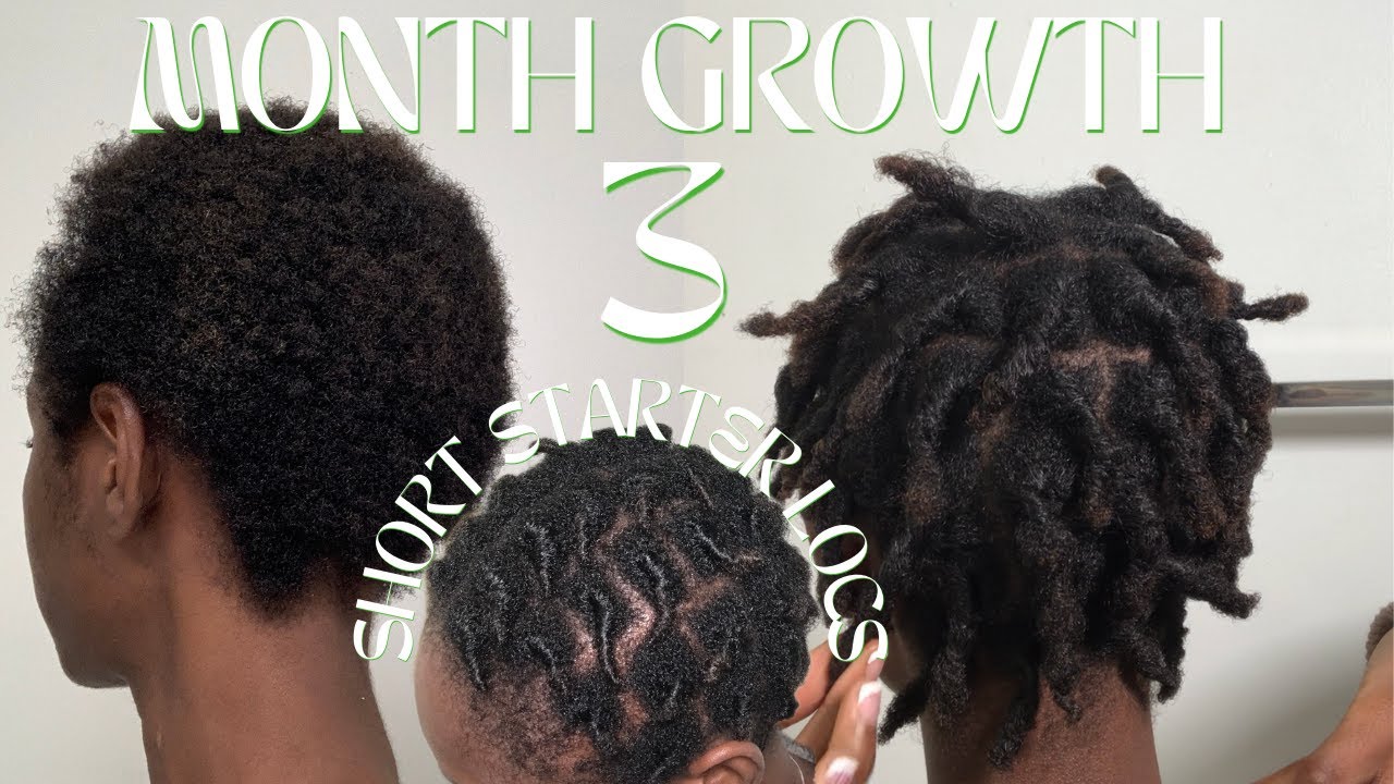 3 month loc update short starter loc retwist | thick locs | 4C HAIR | dark skin girl  #locjourney