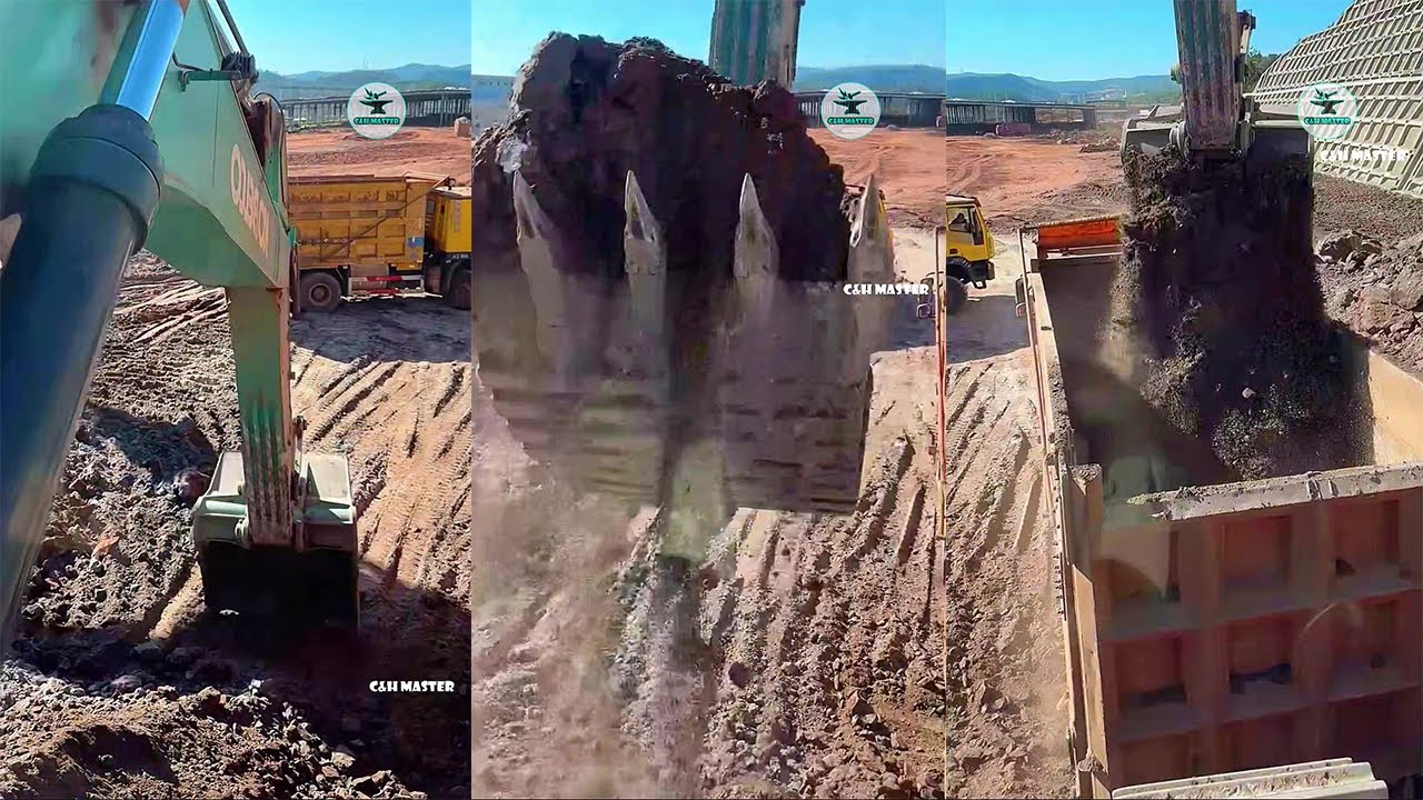 The Process Of Soil Excavation And Transportation P1456