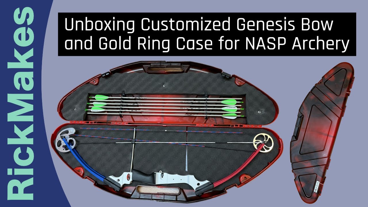 Unboxing Customized Genesis Bow and Gold Ring Case for NASP Archery