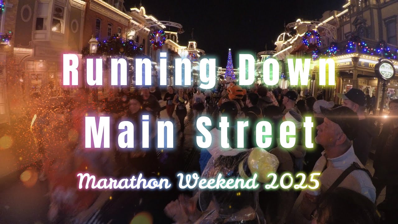 11 Minutes of Cheering on Main Street at Magic Kingdom | Marathon Weekend 2025