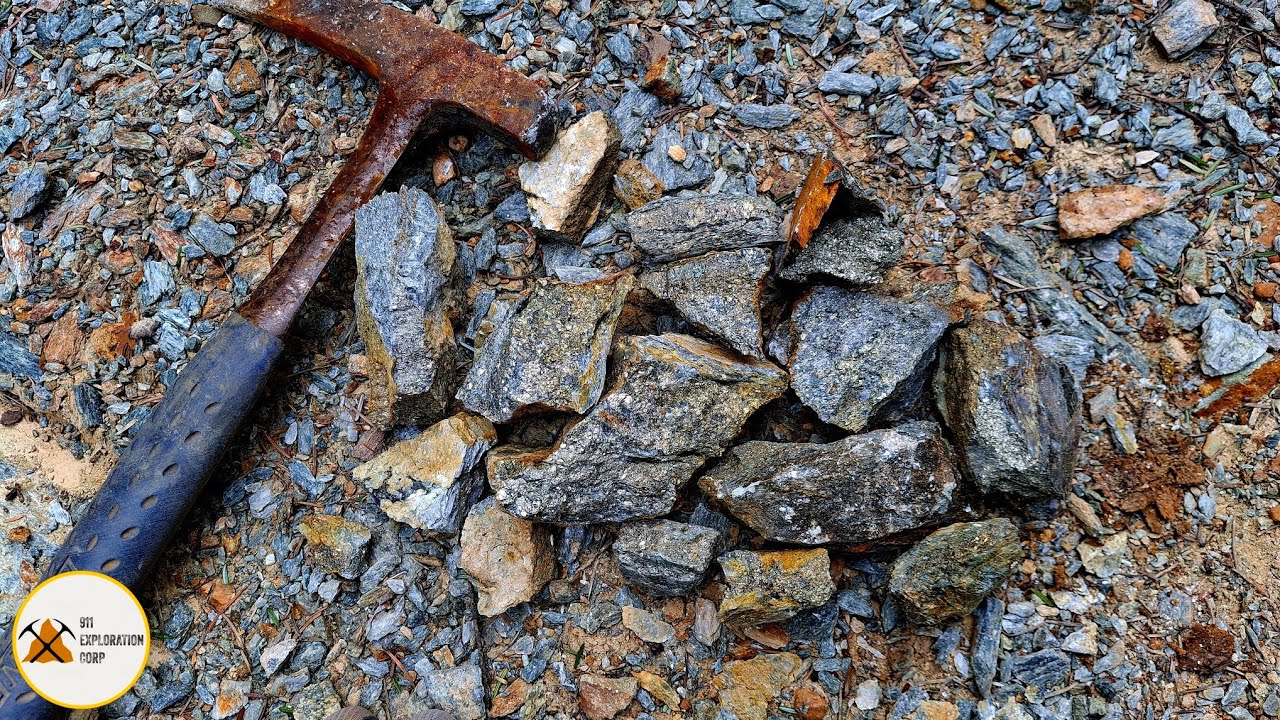 Highly Mineralized Rocks Laying All Over This New Logging Road!
