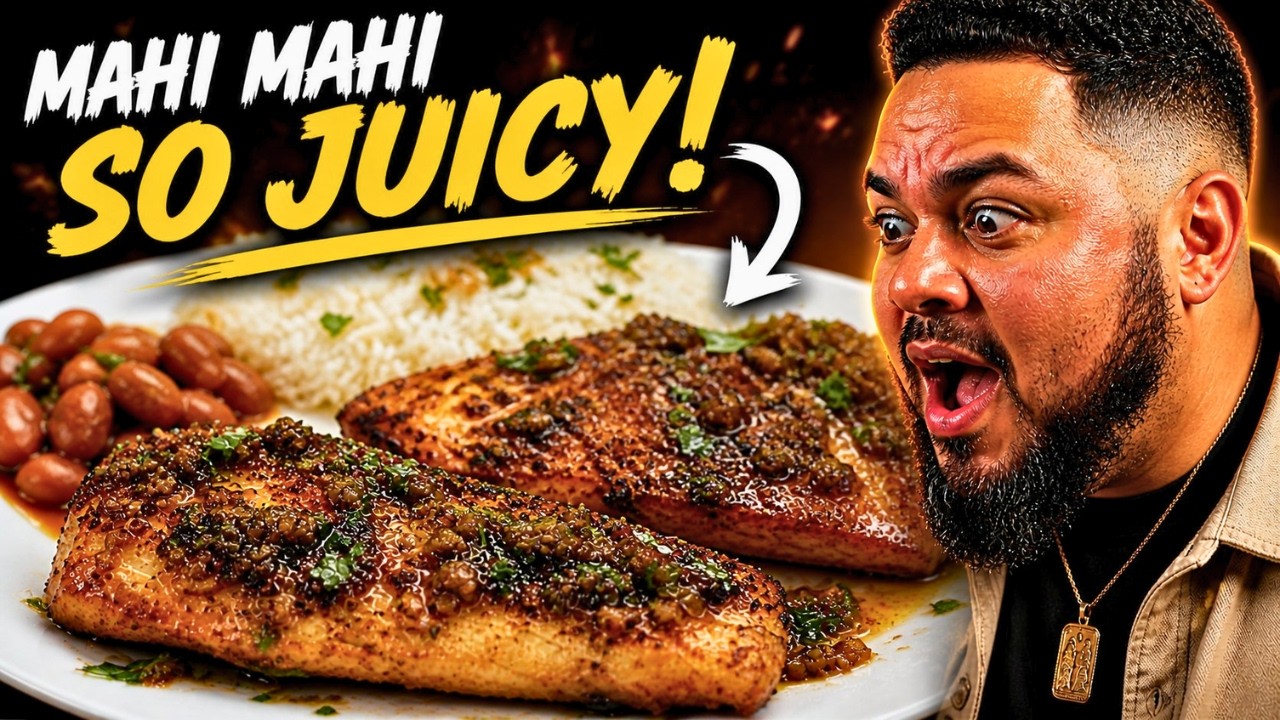 Perfect Mahi Mahi in 20 Minutes | Crispy Seared Fish with Lemon Garlic Butter Sauce