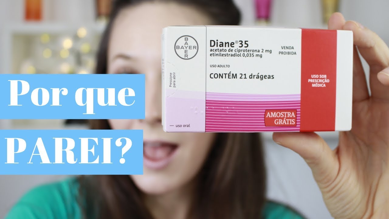 Por que PAREI com o DIANE 35? As ESPINHAS VOLTARAM?