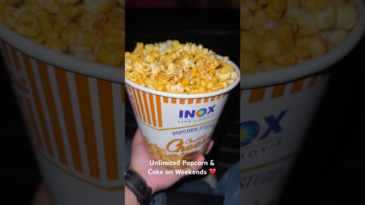 Unlimited Popcorn & Coke on weekends 🔥 || Only in INOX || #viral #shortsvideo #shorts