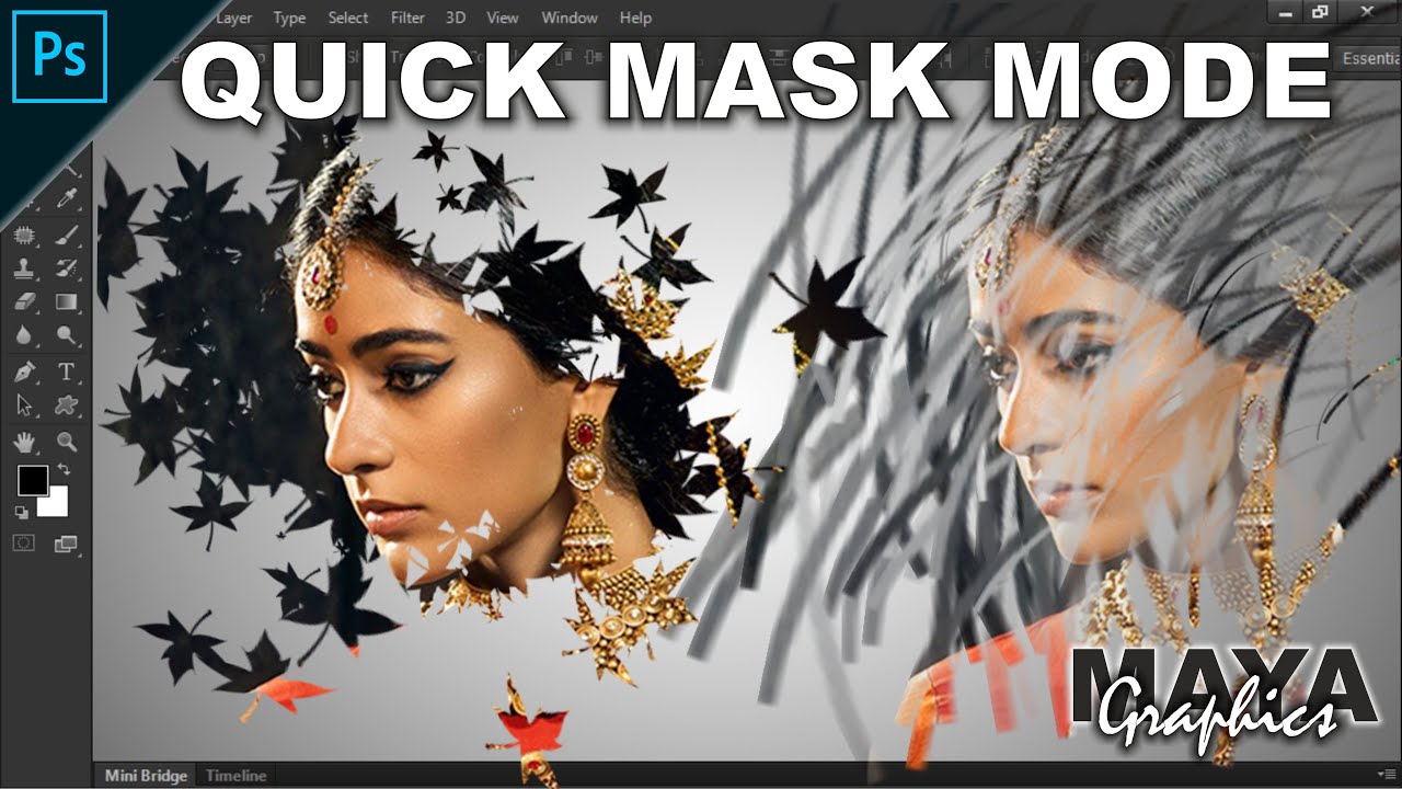 How to use quick mask mode in photoshop