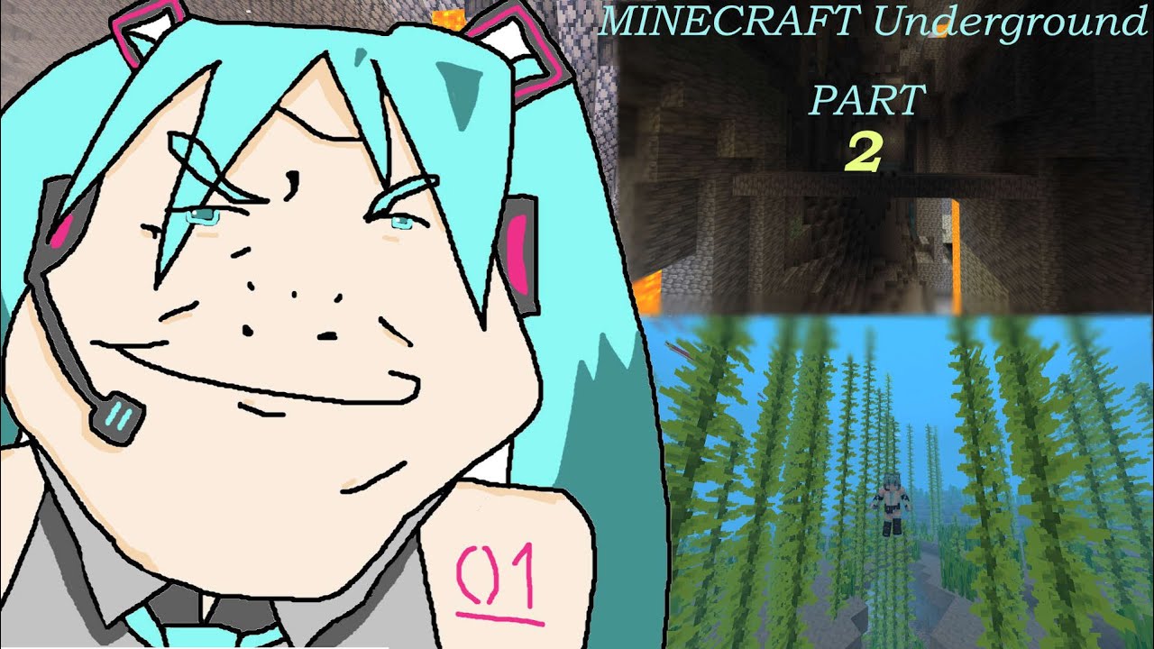 Minecraft Underground Only Part 2, looking for paper.