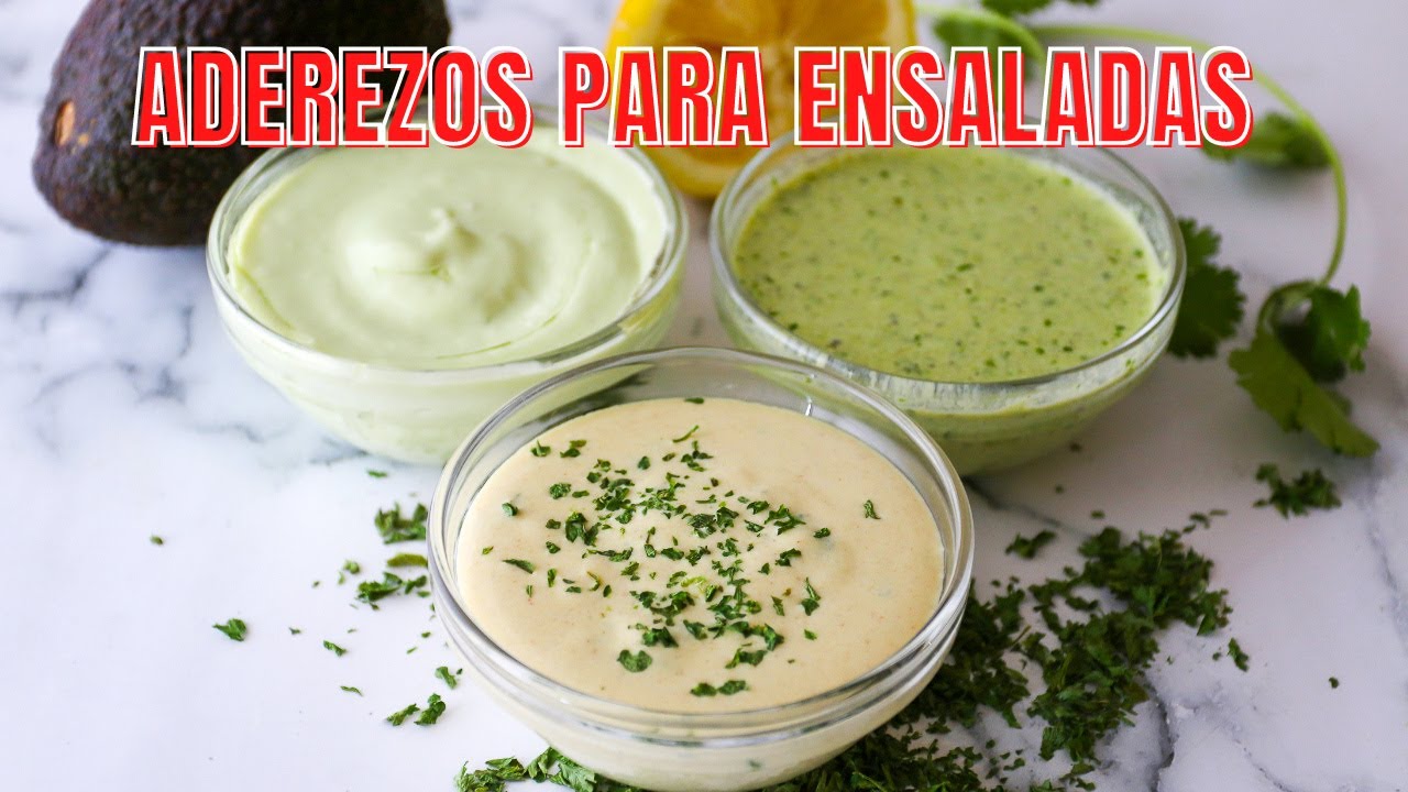 3 ADEREZOS SALUDABLES  tienes que prepararlos 😋