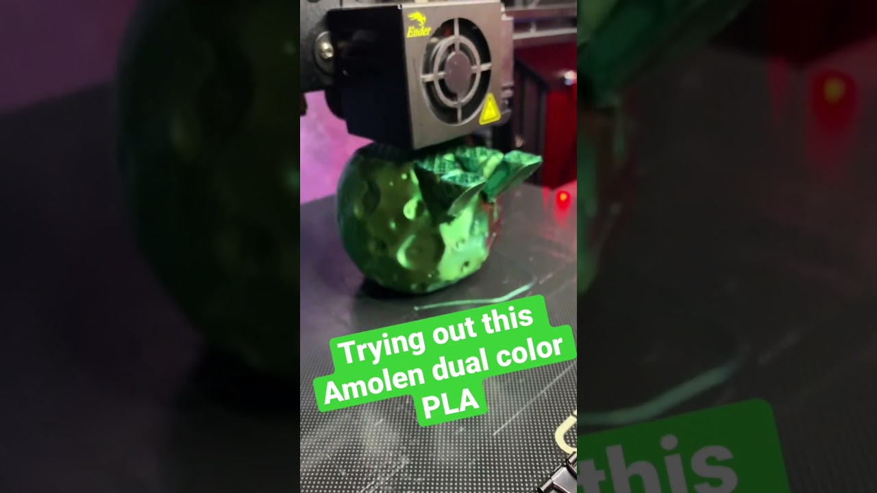 Amolen dual color filament is amazing! 