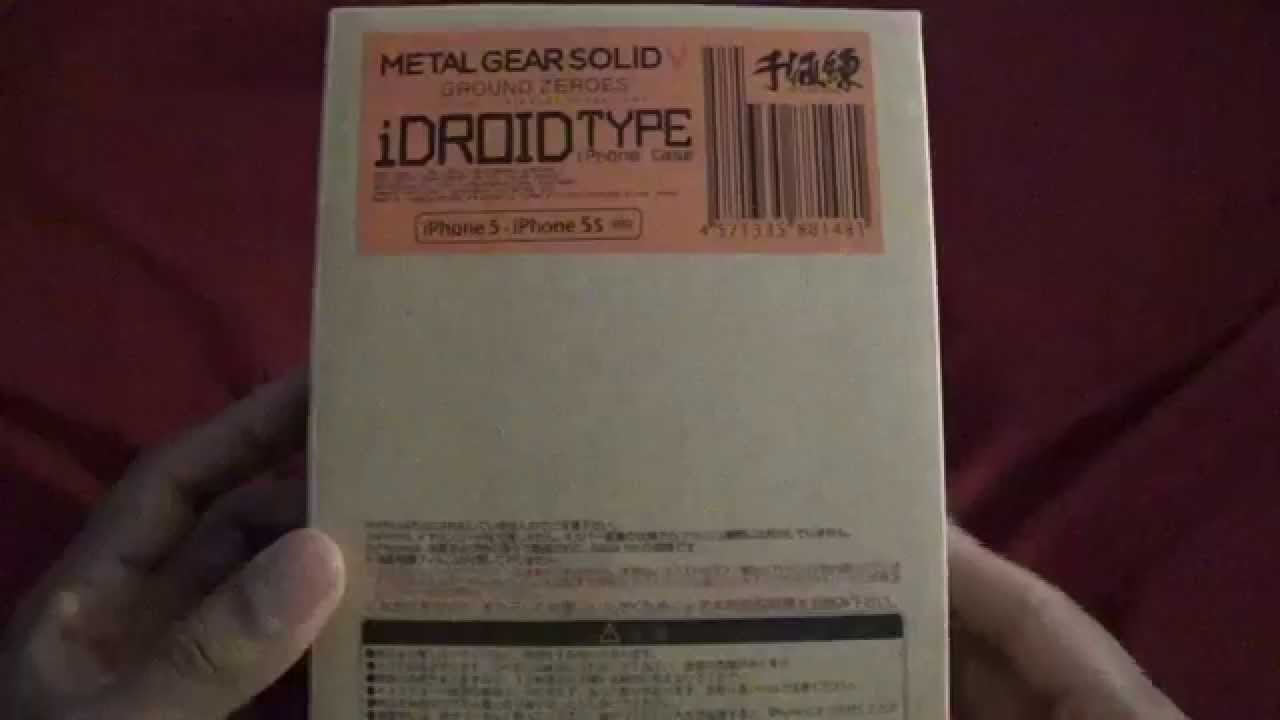 Metal Gear Solid 5 Ground Zeroes iDroid Case for iPhone 5/5S English Unboxing/Review