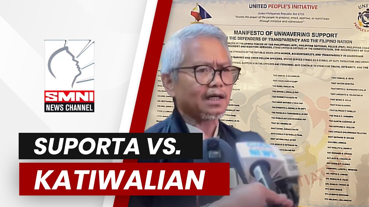 SUPORTA NG MGA RETIRADONG MILITARY AT PULIS VS KATIWALIAN, LUMALAWAK