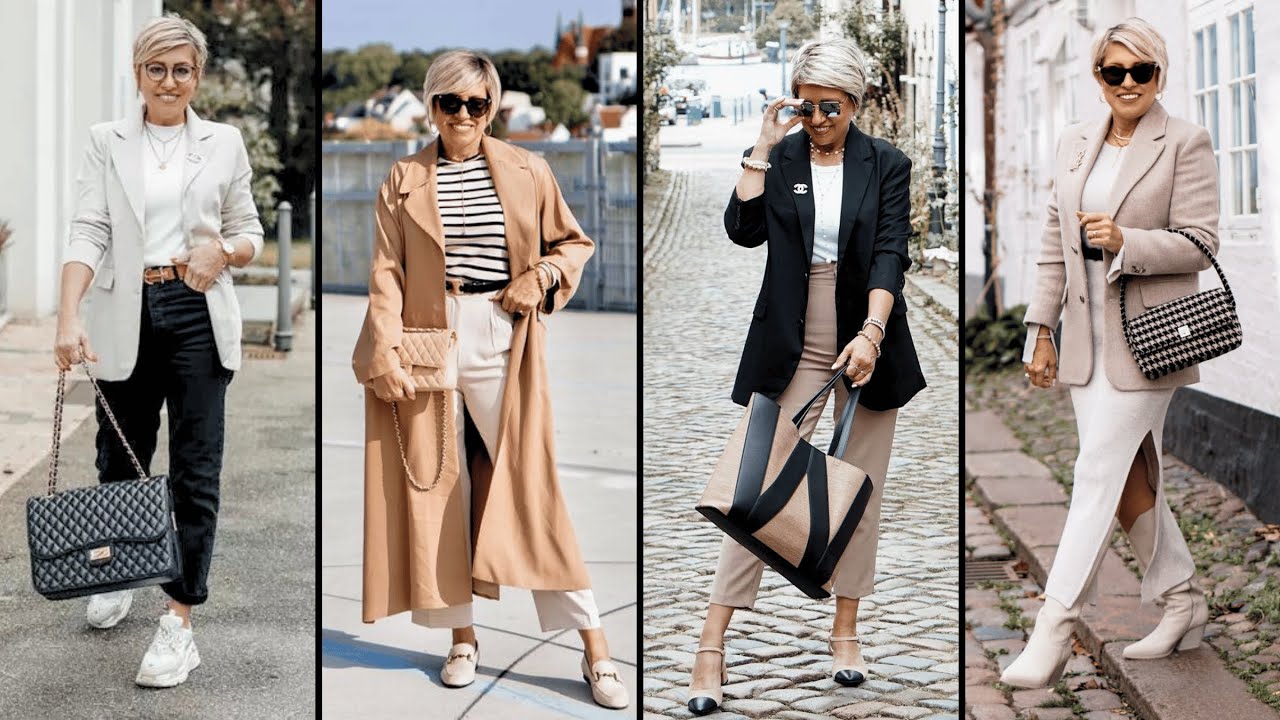 She's 50 over, but dresses like a Fashion Icon | Stylish fashion blogger | Fashion Tips Over 50