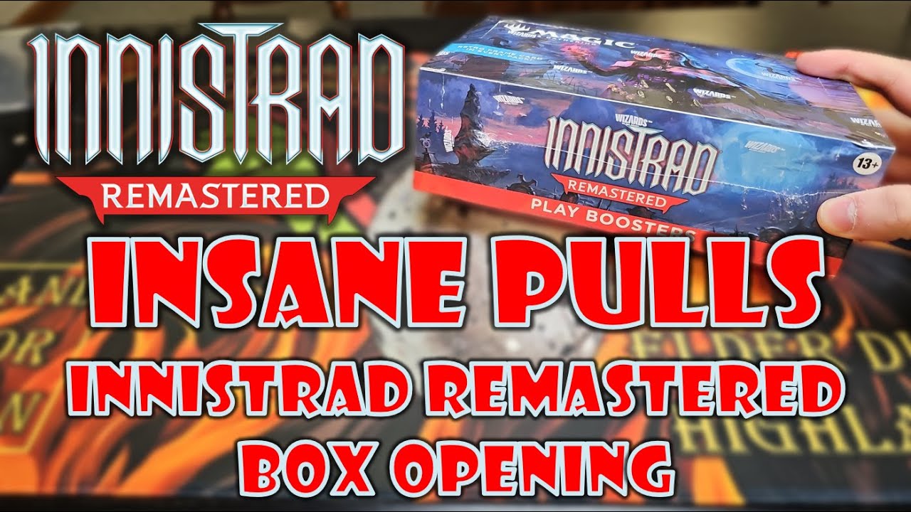 Innistrad Remastered Play Booster Box Opening - Unboxing INR Edgar Markov Pack Crack #MTGAmbassador