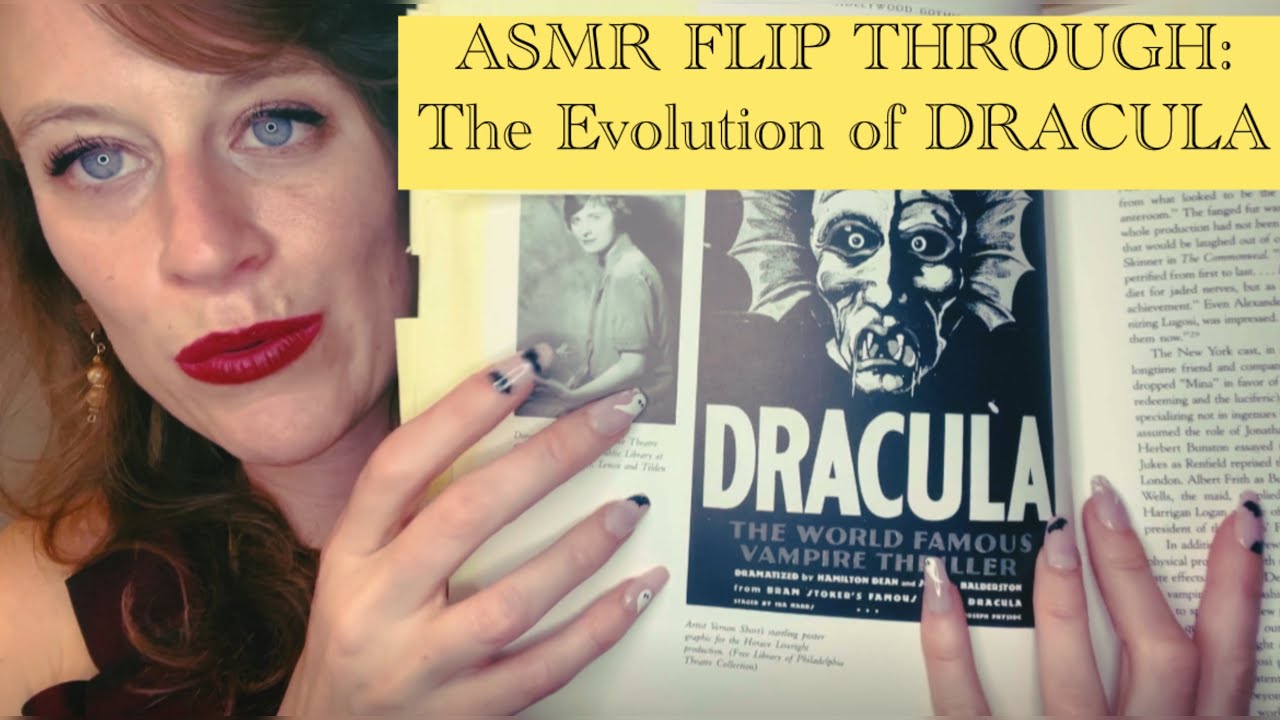 All About DRACULA: ASMR Flip Through