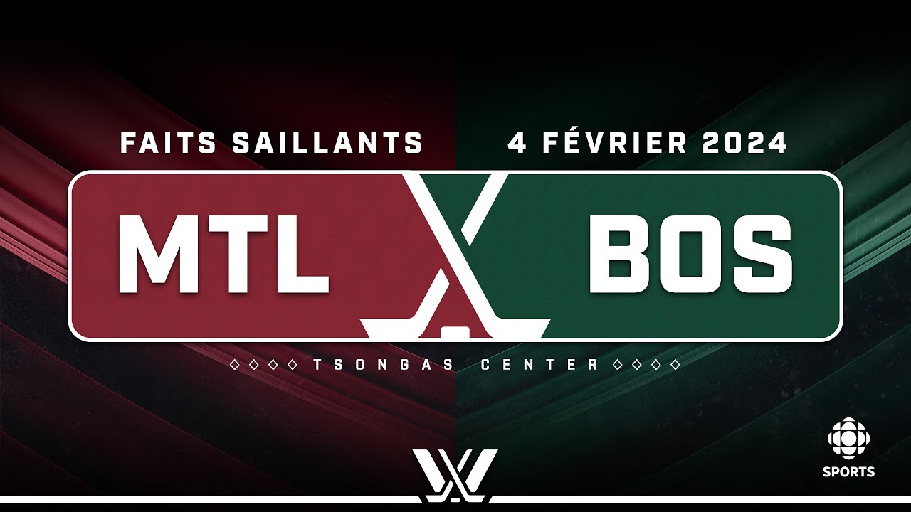 LPHF : Montréal c. Boston - Hockey féminin (PWHL)