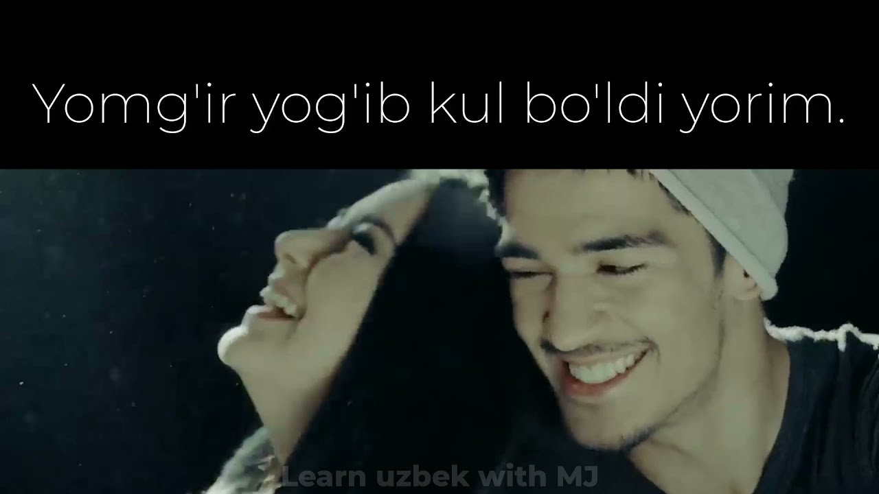 LEARN UZBEK LANGUAGE VIA SONGS WITH LYRICS #learnuzbekWithMJ
