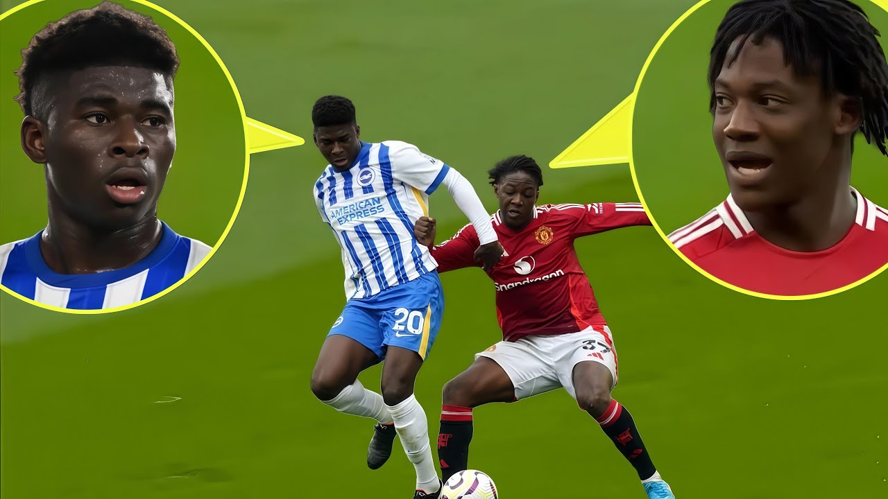 Carlos Baleba vs Kobbie Mainoo | Midfield Duel | Man United Target 🔴