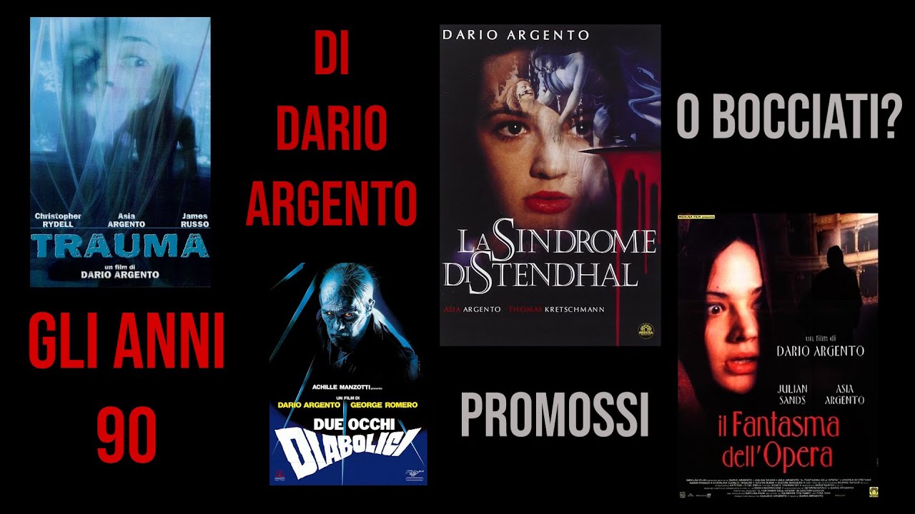 DARIO ARGENTO | GLI AMATI - ODIATI ANNI 90 DEL NOSTRO DARIONE