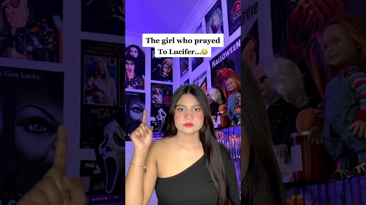 The Girl Who Prayed To Lucifer&hellip;😳 ( scary video ) #shorts #shortsfeed