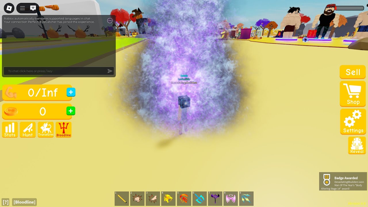 Getting stage 14 on my alt on Lifting Simulator
