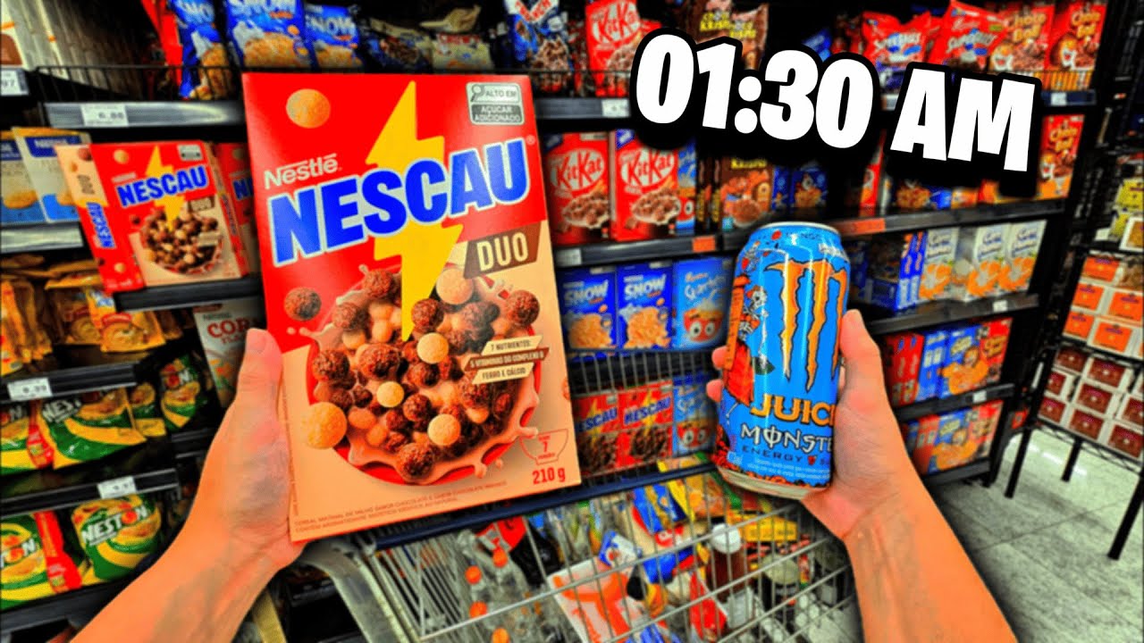 Um Gamer indo no Mercado de Madrugada (Morando sozinho)