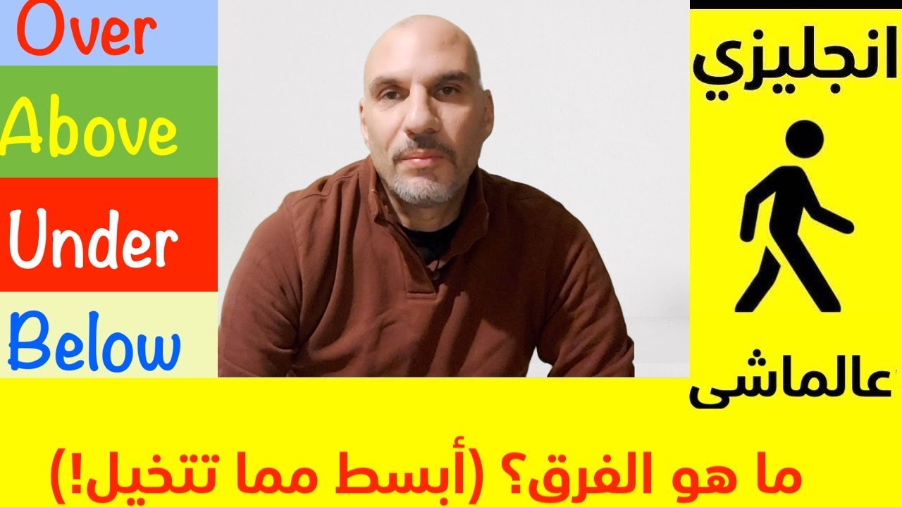 الفرق الحقيقي بين هذه الكلمات في اللغة الإنجليزية Above, Over, Under, Below