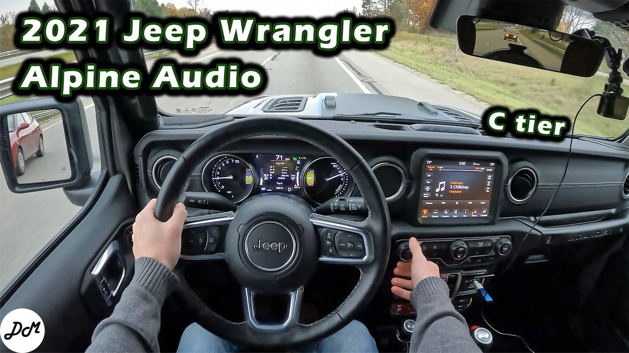 2021 Jeep Wrangler – Alpine 9-speaker Sound System Review | Apple CarPlay & Android Auto Demo