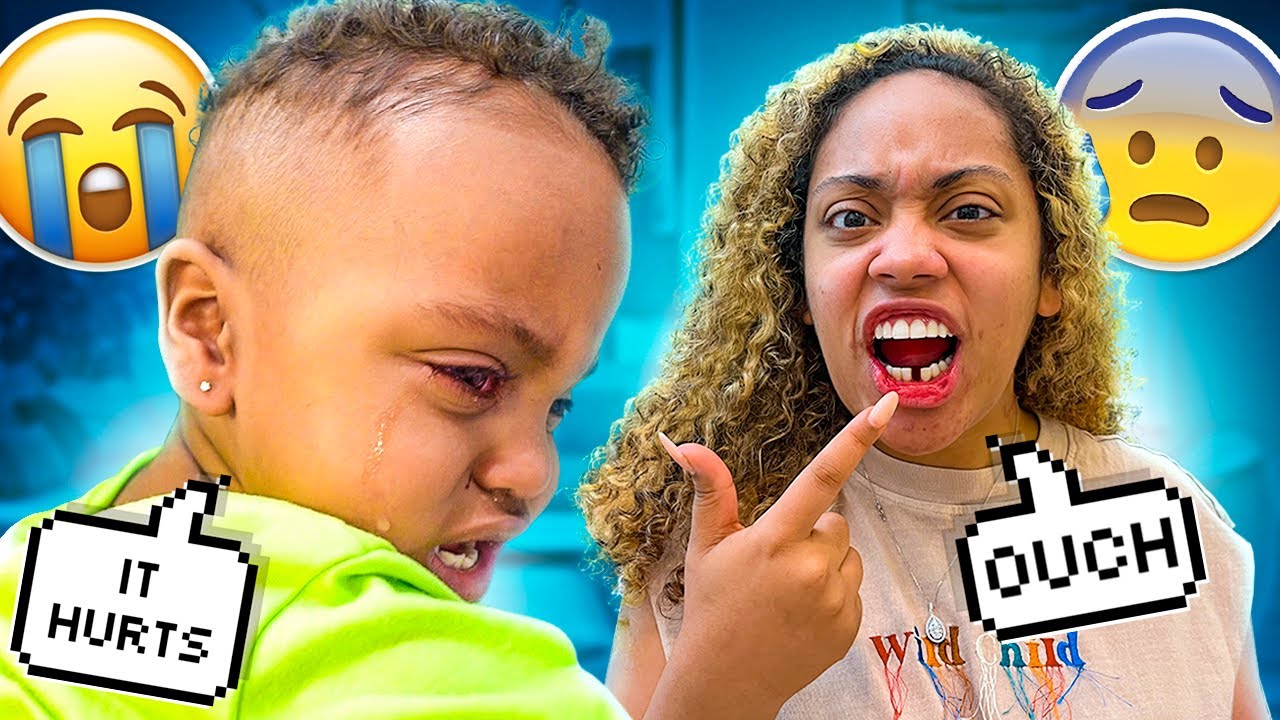 JALIYAH TOOTH CAME💔 & BABY MJ GOT HIS EARS PIERCED! 😱