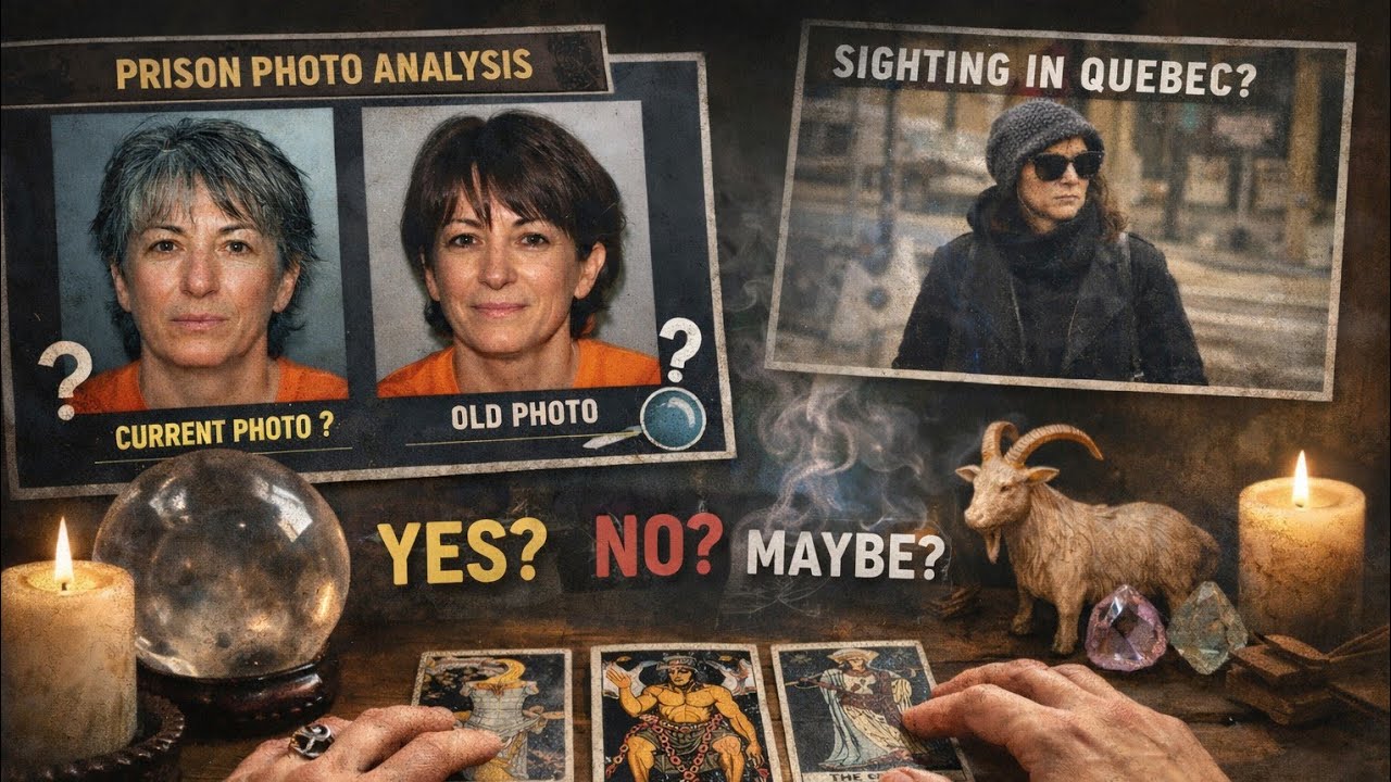 Ghislaine Maxwell REALLY in Prison? 🕵️‍♀️ The Quebec Sighting & Photo Analysis | Tarot