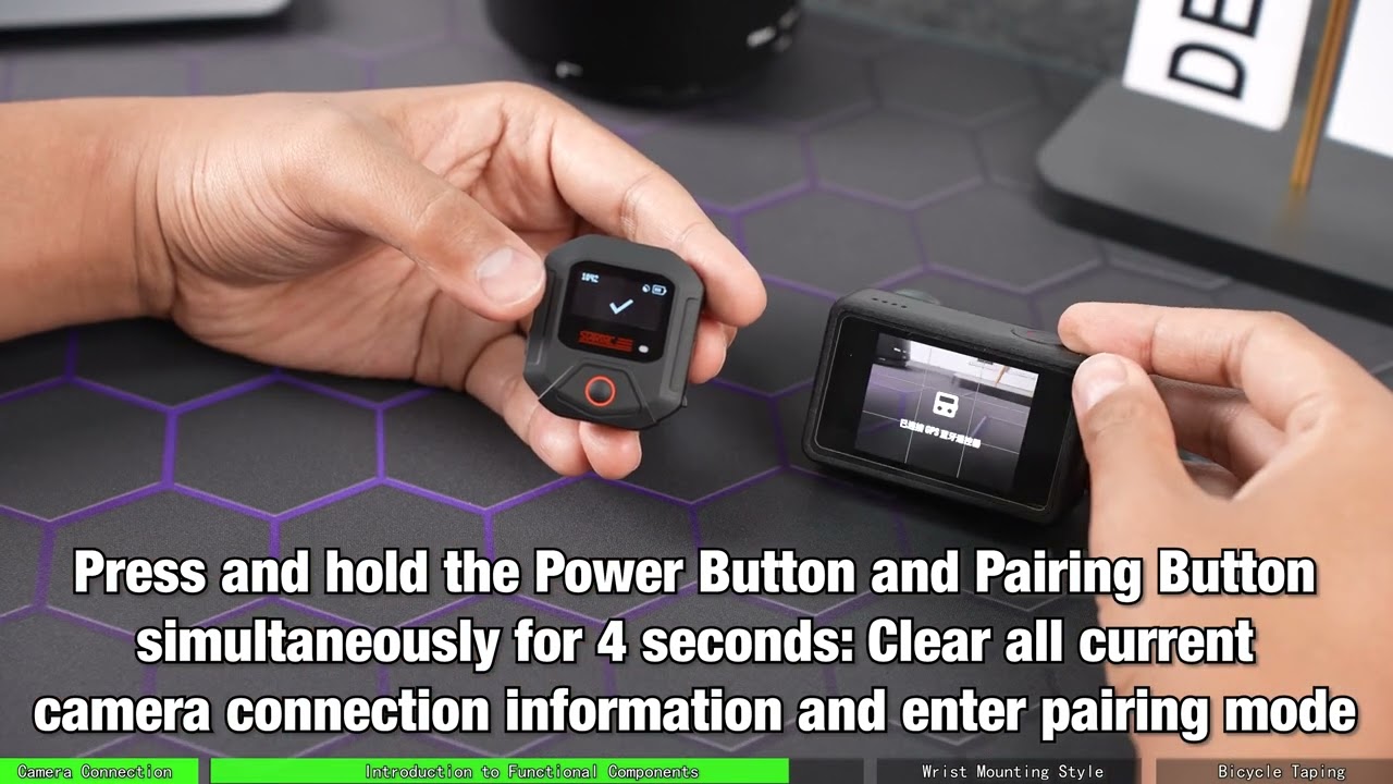 Universal action camera GPS Bluetooth remote control for wireless remote control