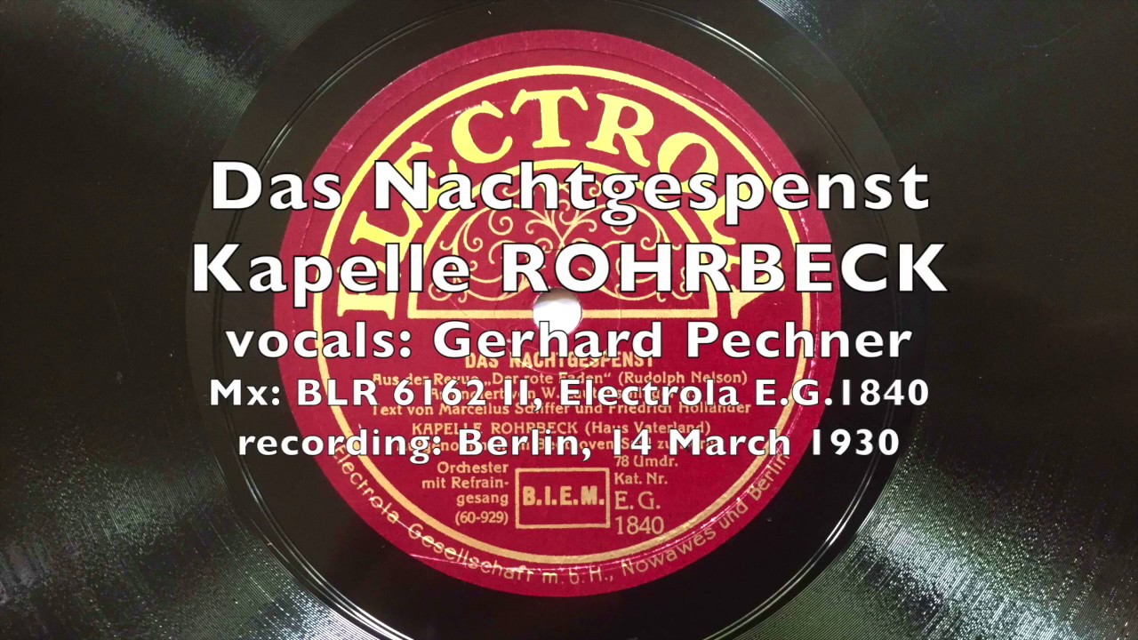 Das Nachtgespenst - Kapelle Rohrbeck - Gerhard Pechner