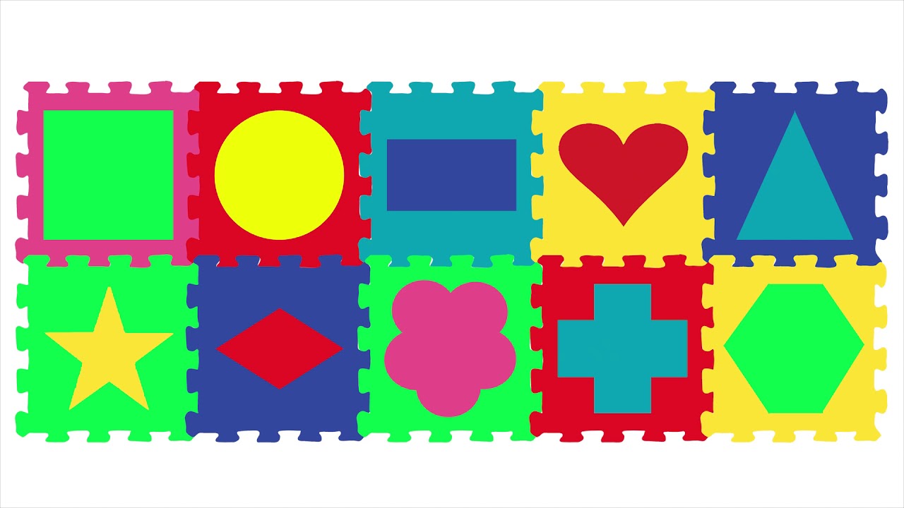 GIOCA e IMPARA le FORME GEOMETRICHE per BAMBINI coi PUZZLE | Impara l'italiano | Learn italian