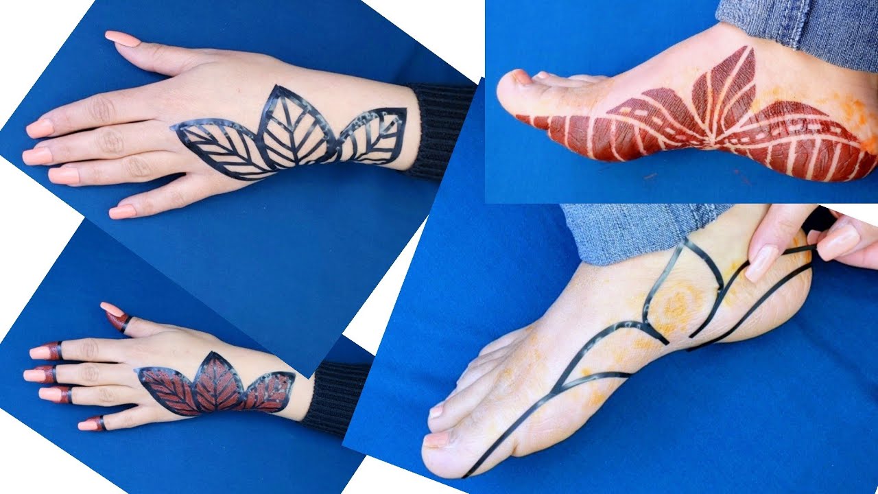 حنه شرائط سودانيه للعروسه نتيجه رائعه ومذهله من حنه الشريط اللاصق👌 Sudanese henna for the bride 🌸