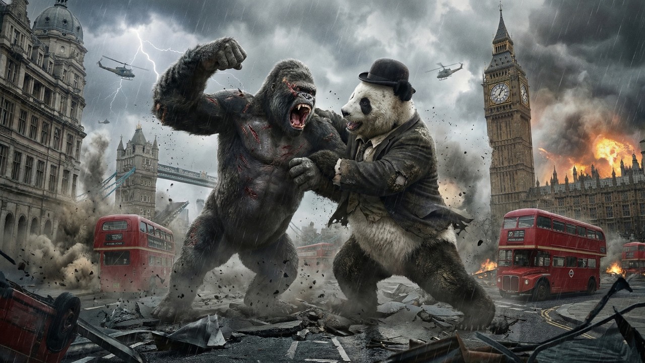 King Kong vs Giant Panda Man: The Most Dangerous Hunt Ever | Epic Monster Battle (P12)