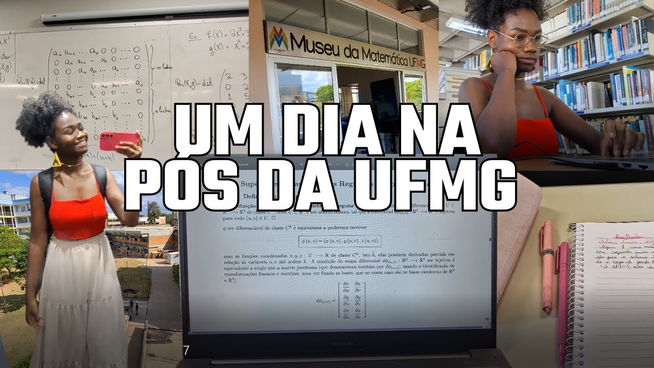 🎓 Ninguém te mostra a UFMG assim — minha rotina na PÓS em MATEMÁTICA!