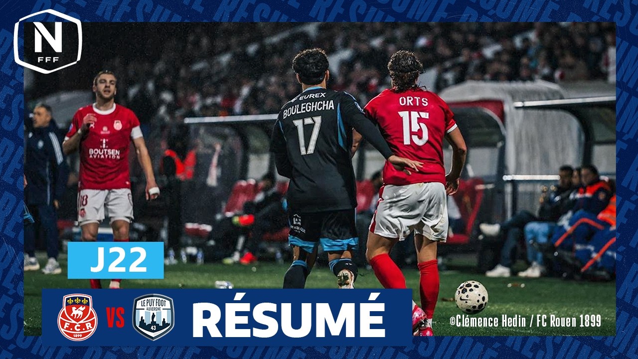 J22 I FC Rouen 1899 - Le Puy Foot 43 (1-1) I National FFF 2025-2026