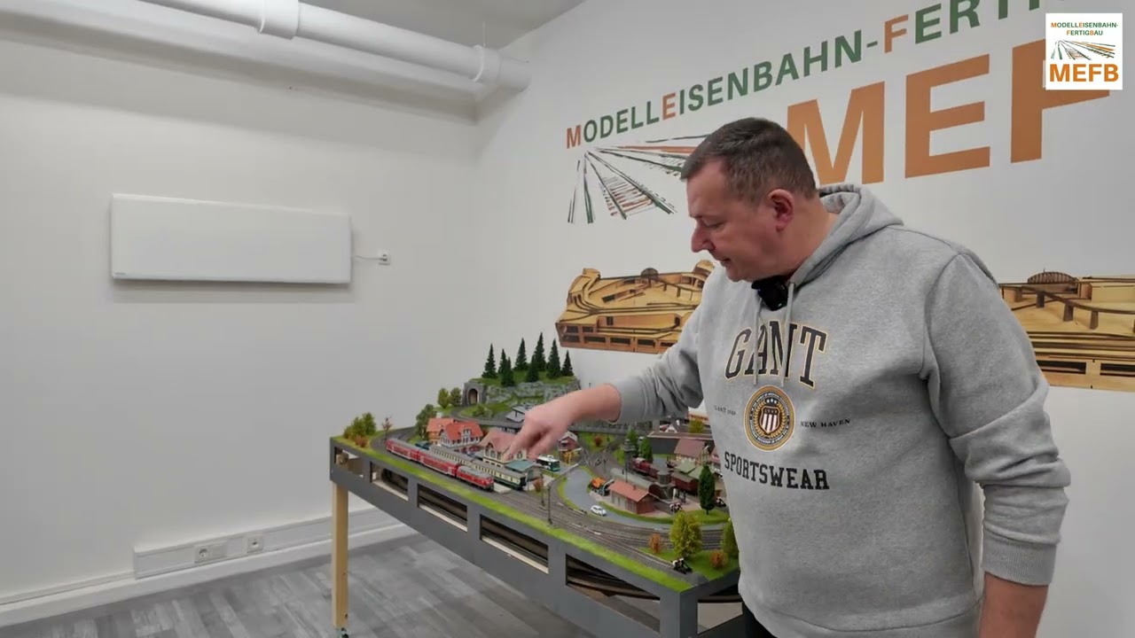 Groß-Burgstein mit Schattenbahnhof / MEFB / Fertiganlage / Holzbausatz / Spur H0 / Märklin / C-Gleis