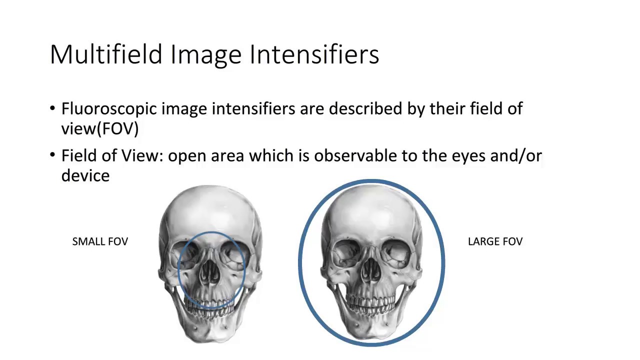 Multifield Image Intensifiers and Magnification
