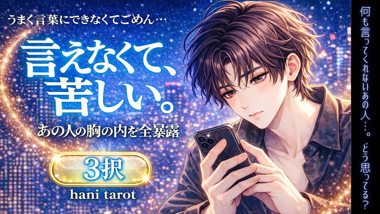 【※これが真実】「言えなくて、苦しい。」あの人が伝えられずにいる、あなた様への本心と葛藤を深掘りしました🗝️😭💖【タロット占い／恋愛】