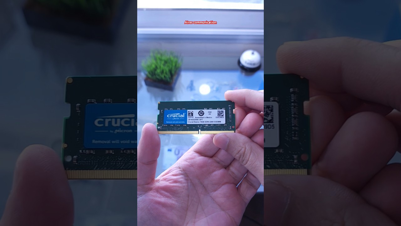 Crucial ddr4 16gb Ram hands-on 💻