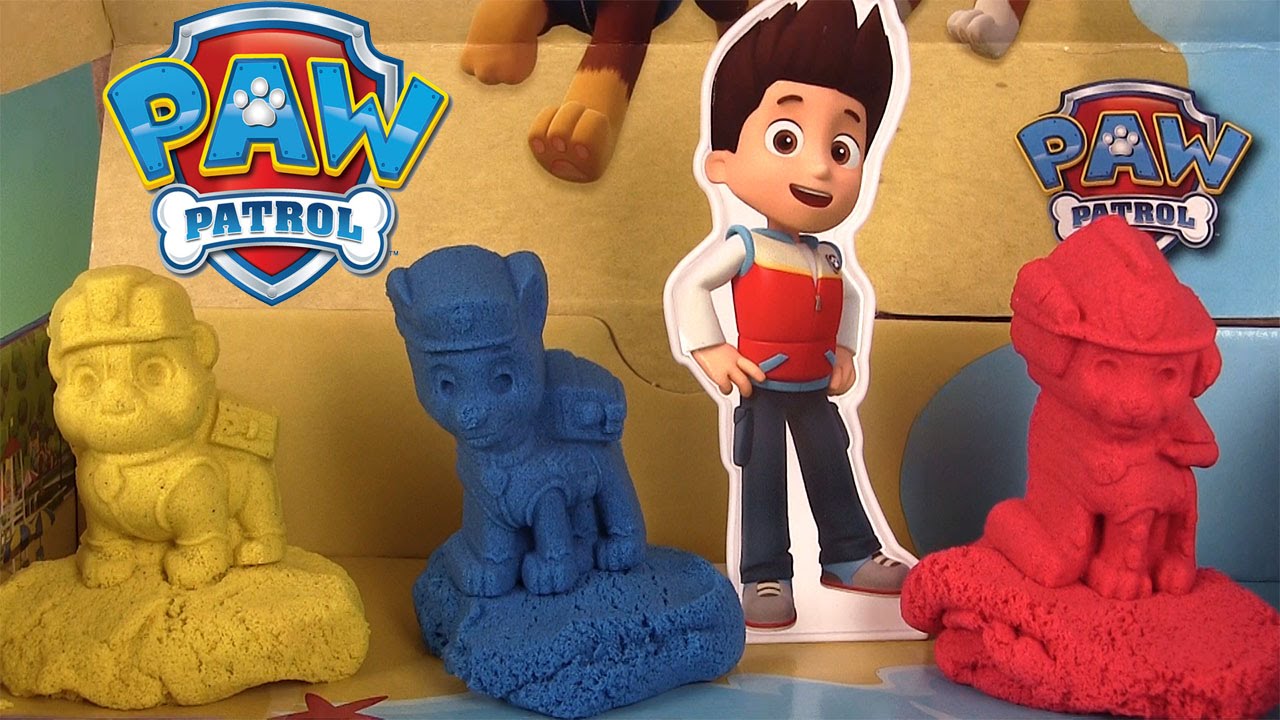 Pat’ Patrouille Sable Plage de la Grande Vallée Paw Patrol Kinetic Sand Adventure Bay Beach