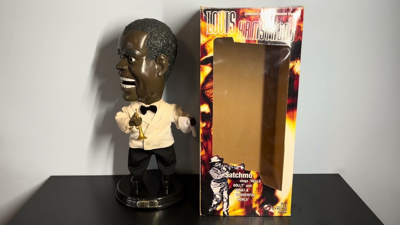 Gemmy Animated Pop Culture Series: Louis Armstrong Singing Novelty Figure