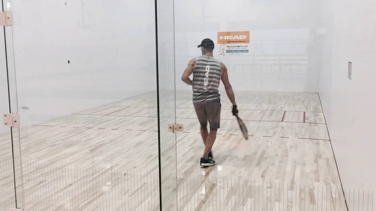 Warming Up for Racquetball with Rocky Carson