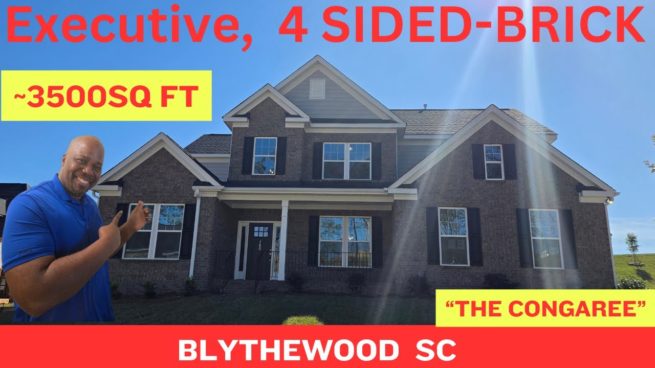 Executive, 4-Sided Brick New Construction Home |  Blythewood, SC
