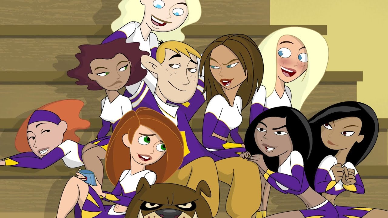 Kim Possible: Ron Being kissed by girls