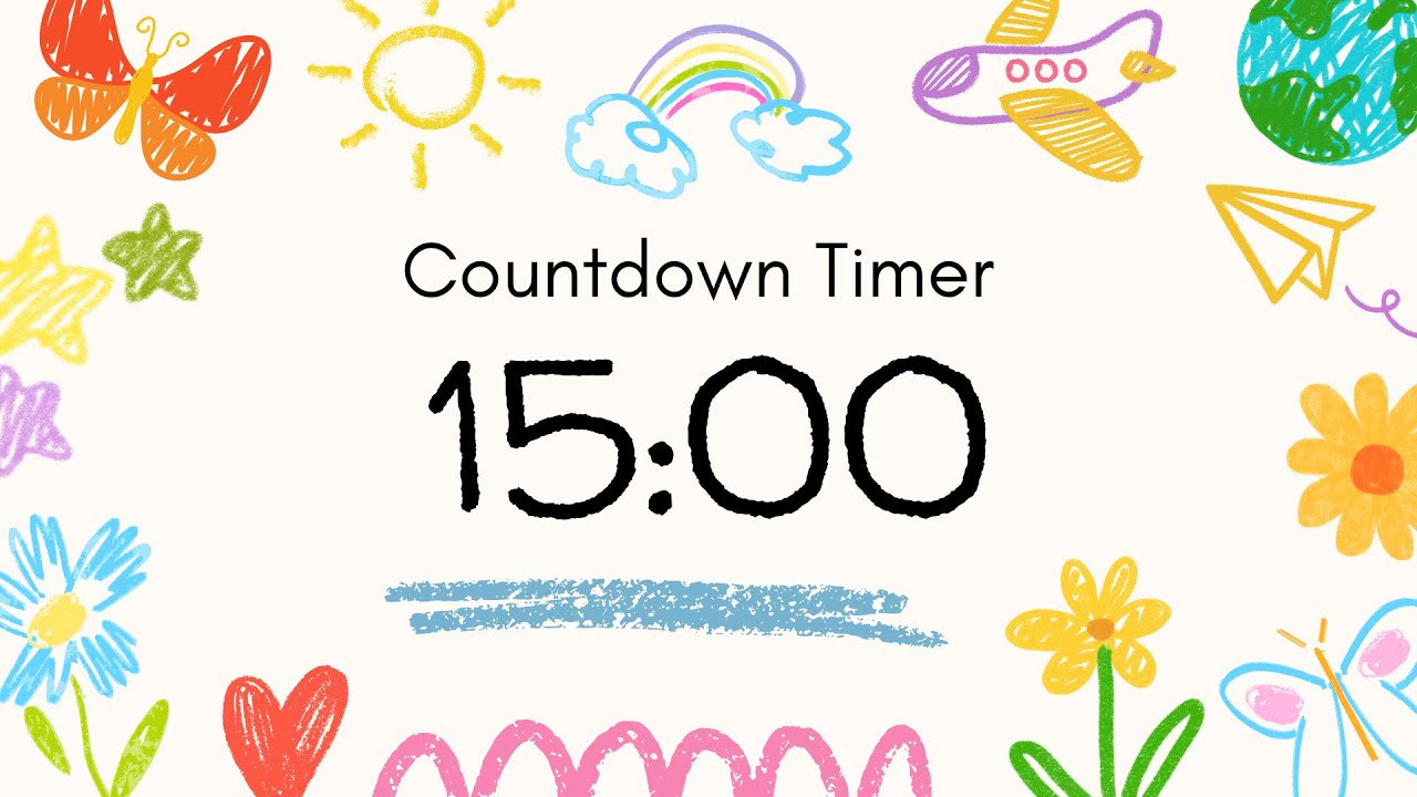 15 Minute Timer with Relaxing Music and Alarm | Spring Timer