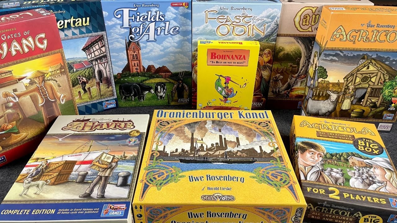 Ranking Uwe Rosenberg's Board Games