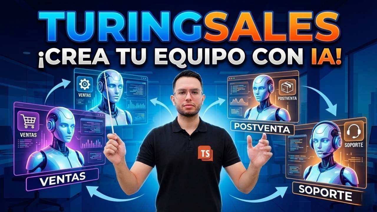 ¡CREA TU EQUIPO DE TRABAJO CON IA! (Turing Sales: Ventas, Postventa, Soporte) 🚀