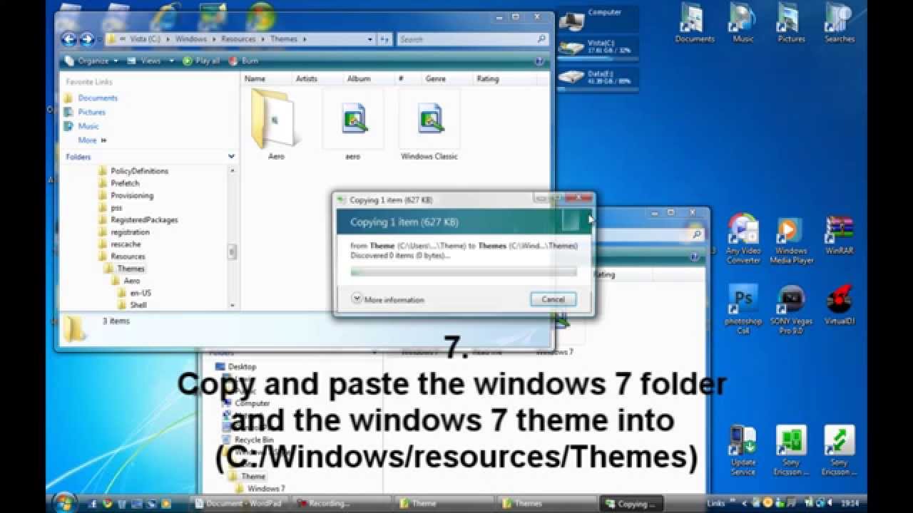 Windows 7 theme for vista FREE